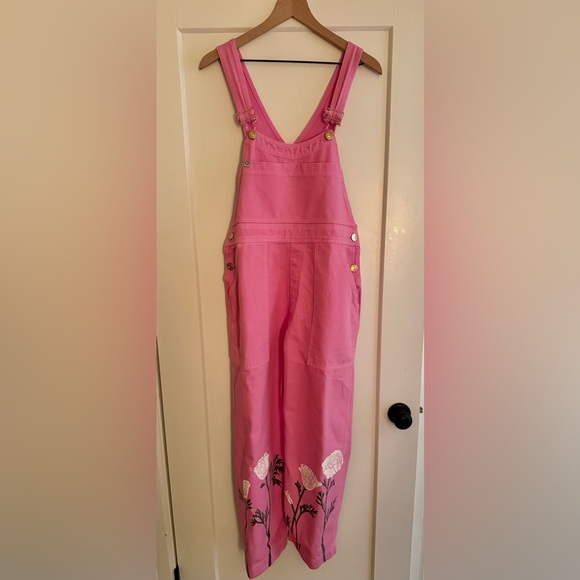 Big Bud Press California Poppy print overalls. Size Small (regular women’s M/L) - Picture 4 of 12